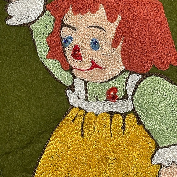 Vintage‎ set of two “Rag doll” Christmas stockings-kitschy-mid century-kitschmas - Picture 4 of 9